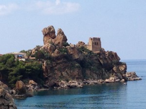 Abandoned tower Cefalu, Sicily