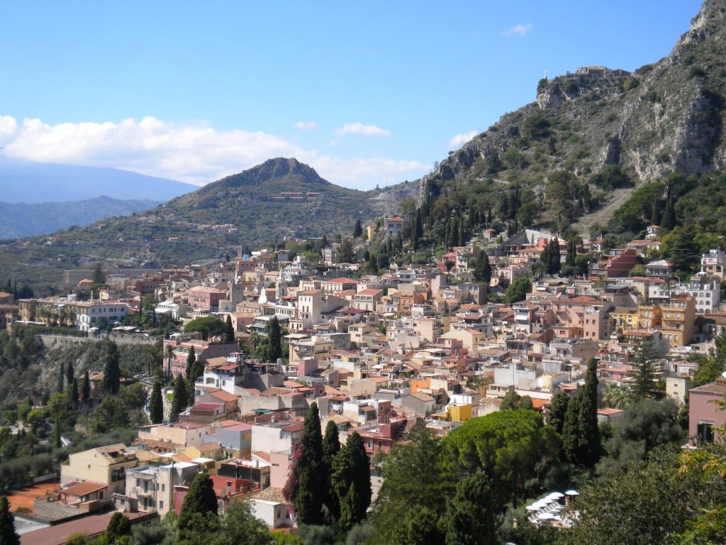 Taormina view sicily