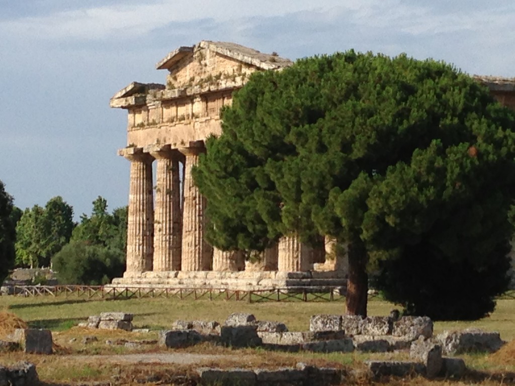 Greek temple Paestum Campania Italy