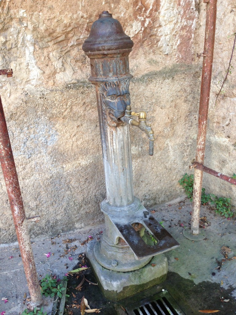 water fountain Controne Campania Italy