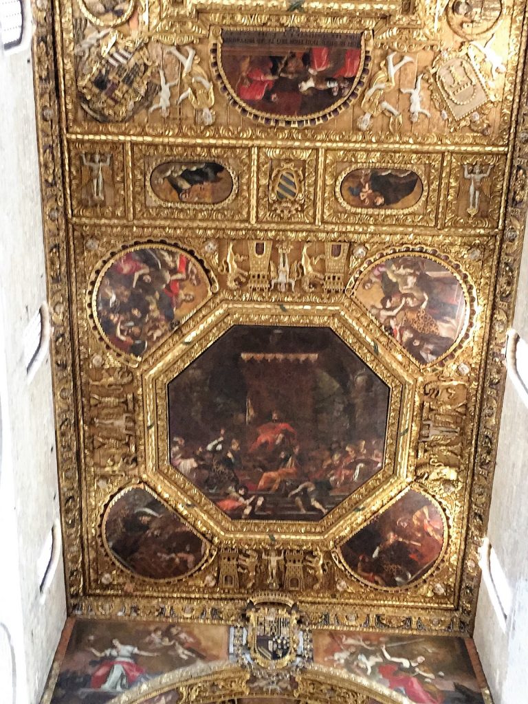 painted wooden ceiling, Basilica di Santa Nicola, Bari Vecchia