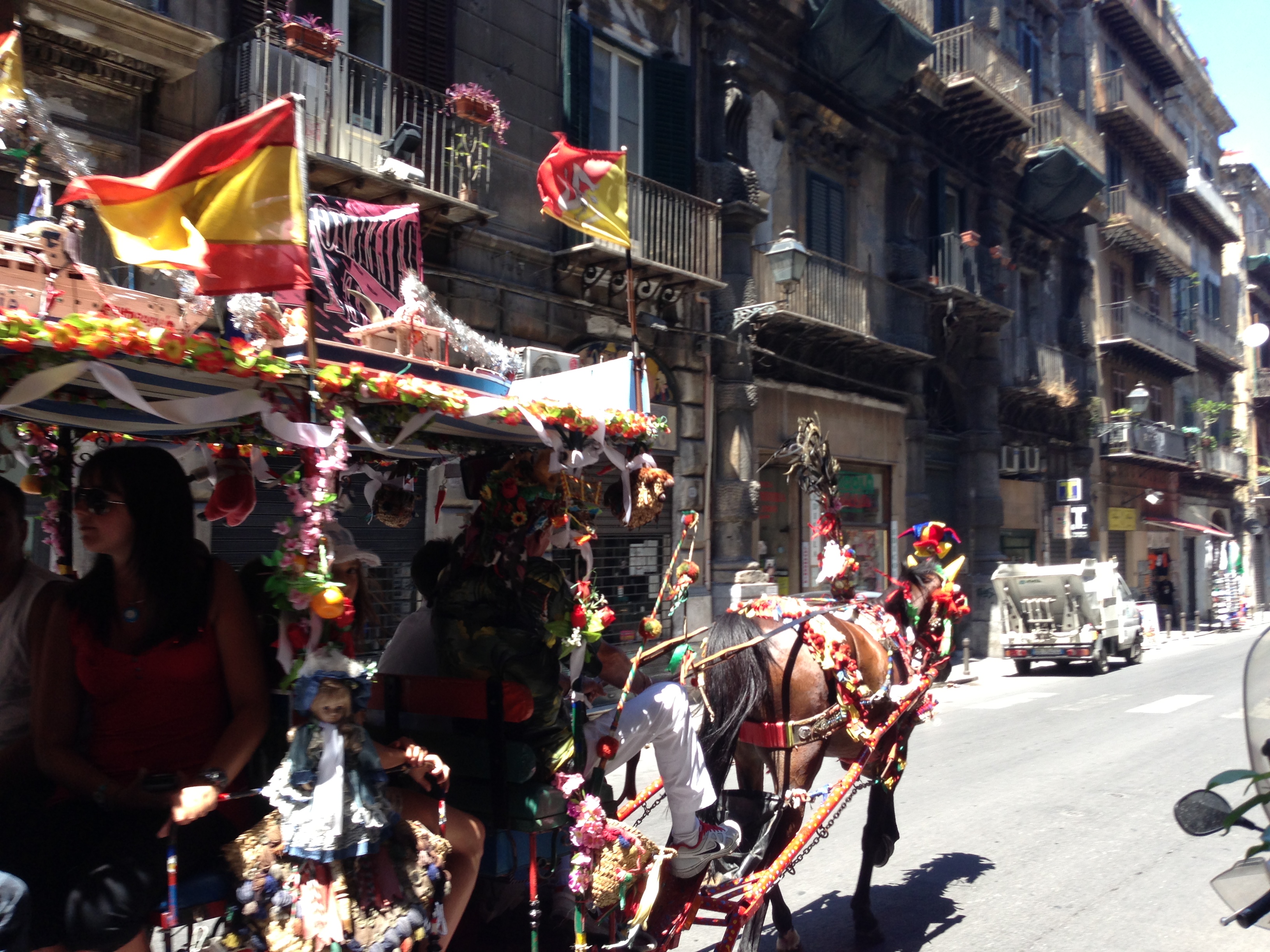 traditional horse and cart, Palermo, Sicily